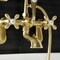 Kingston Brass AE57T7 Wall Mount Tub Faucet with Hand Shower, Brushed Brass AE57T7 - alternate 2